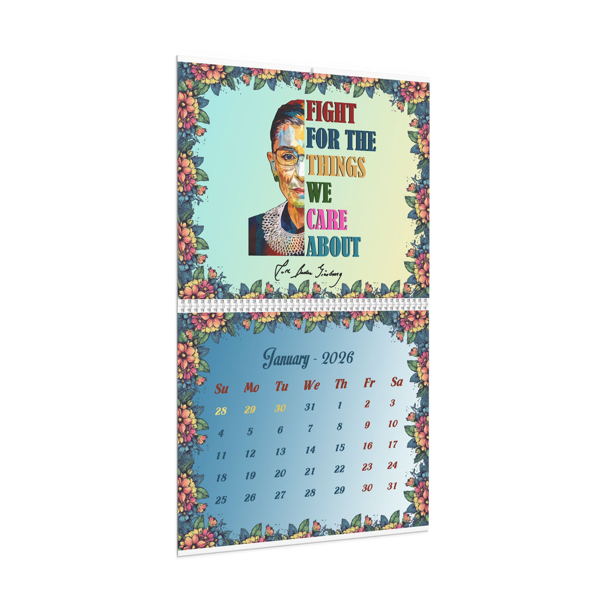 Well Behaved Women Rarely Make History 2026 Wall Calendar