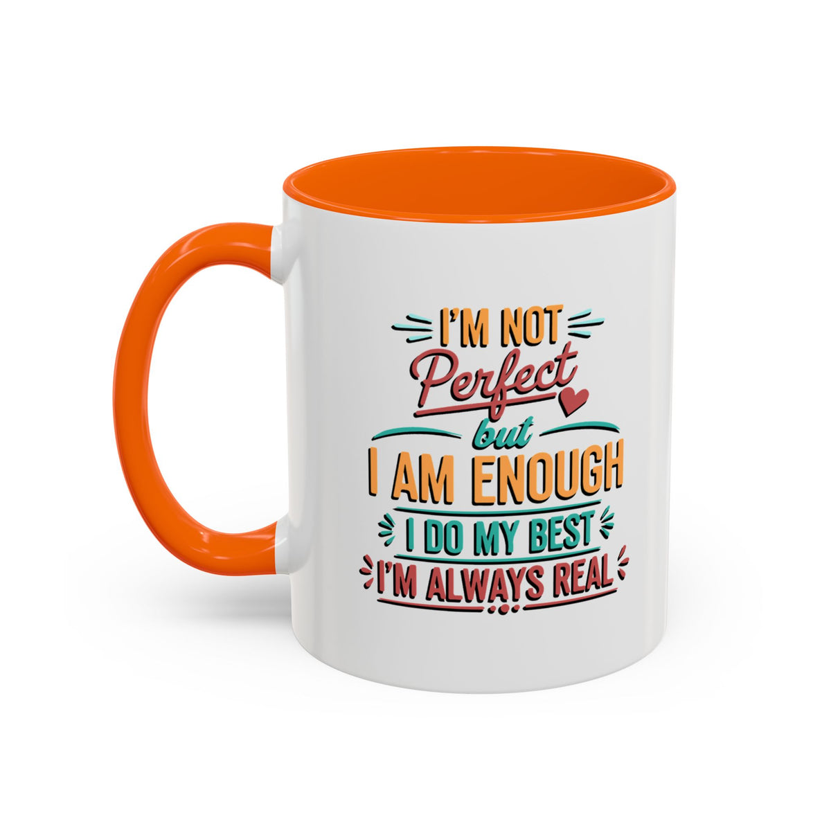 I Am Enough Motivational Accent Mug