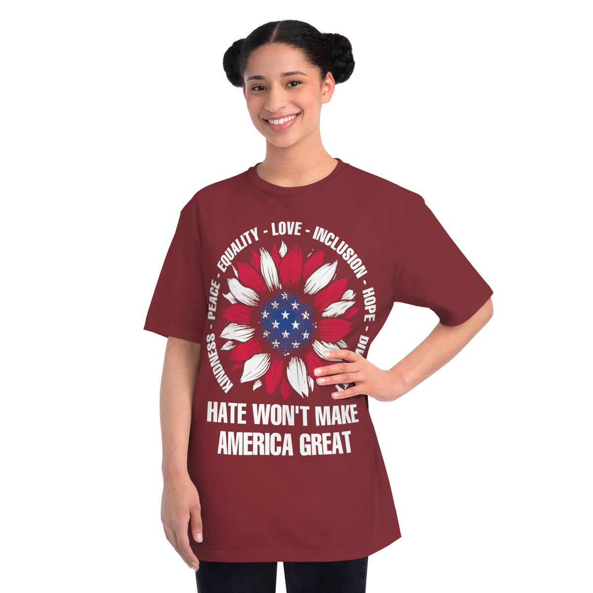 Hate Won&#39;t Make America Great Organic T-Shirt