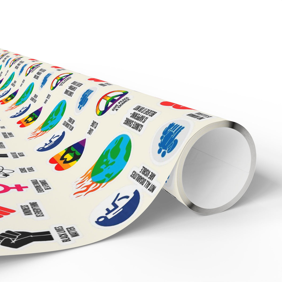 Activist Symbols Wrapping Paper