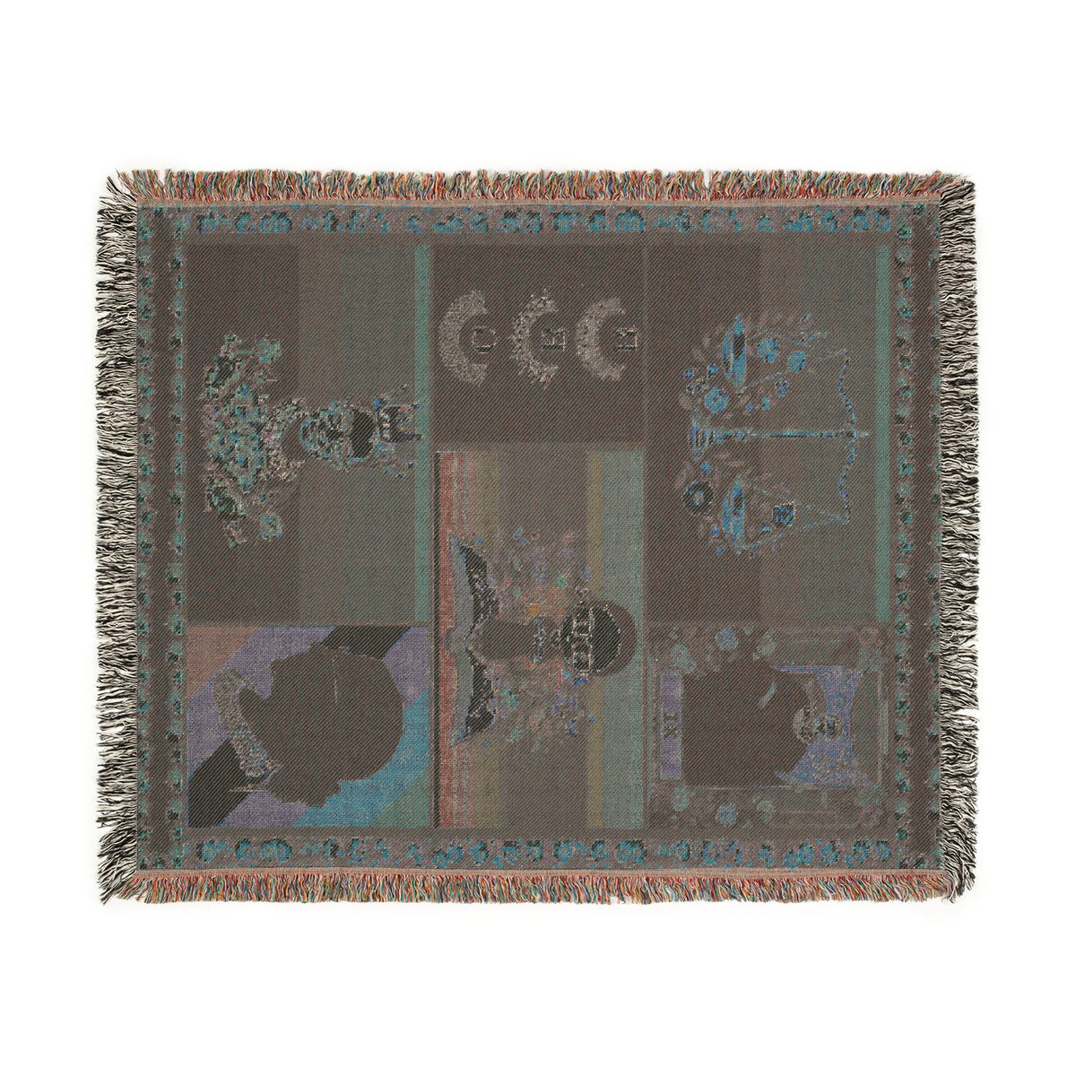 RBG Floral Legacy Woven Blanket