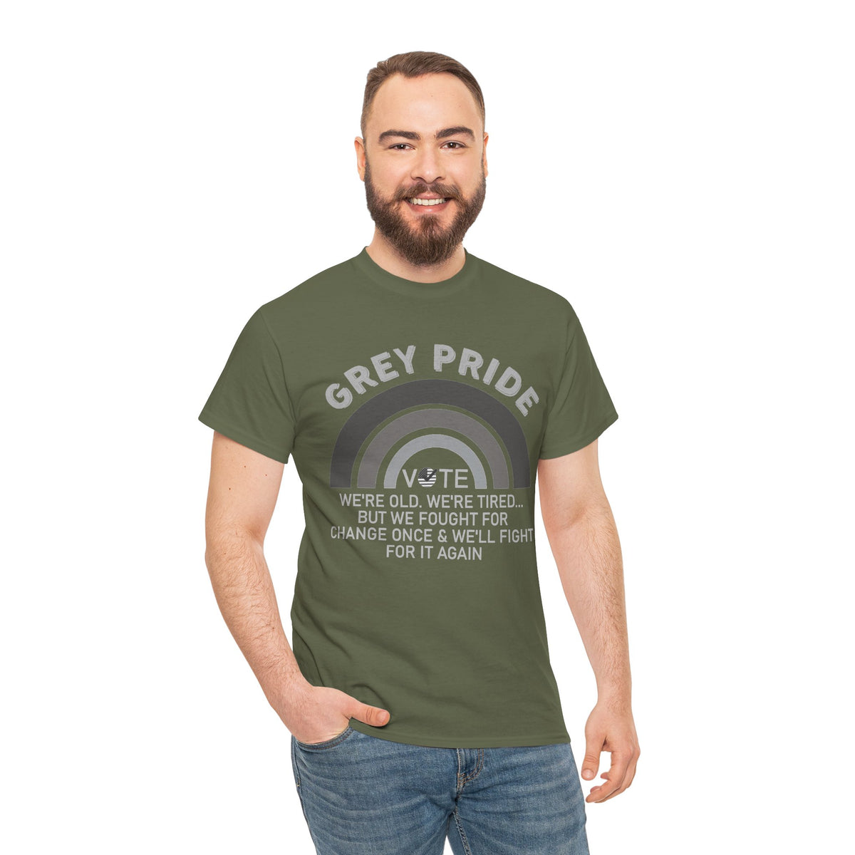 Grey Pride We’ll Fight For Change Again Shirt