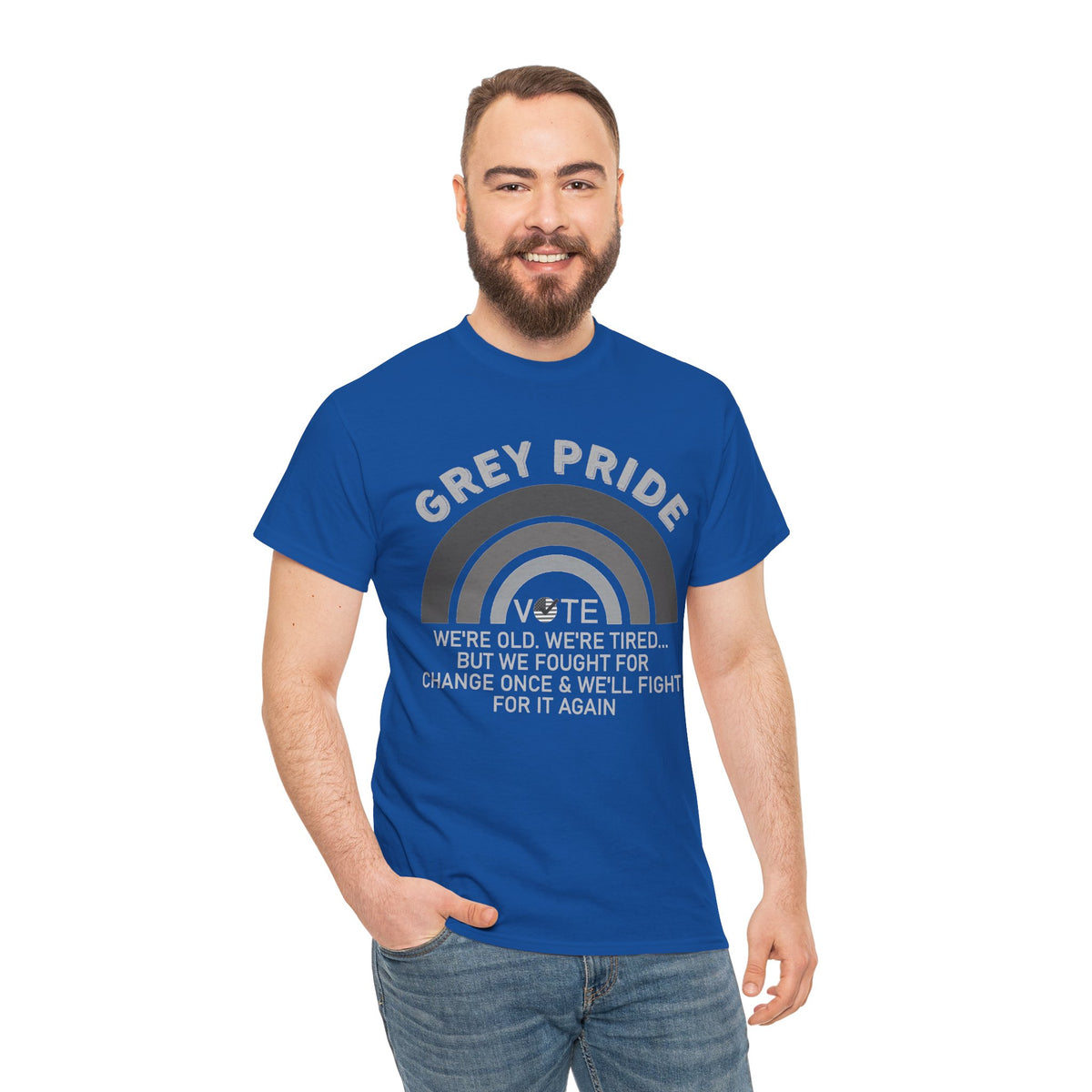 Grey Pride We’ll Fight For Change Again Shirt