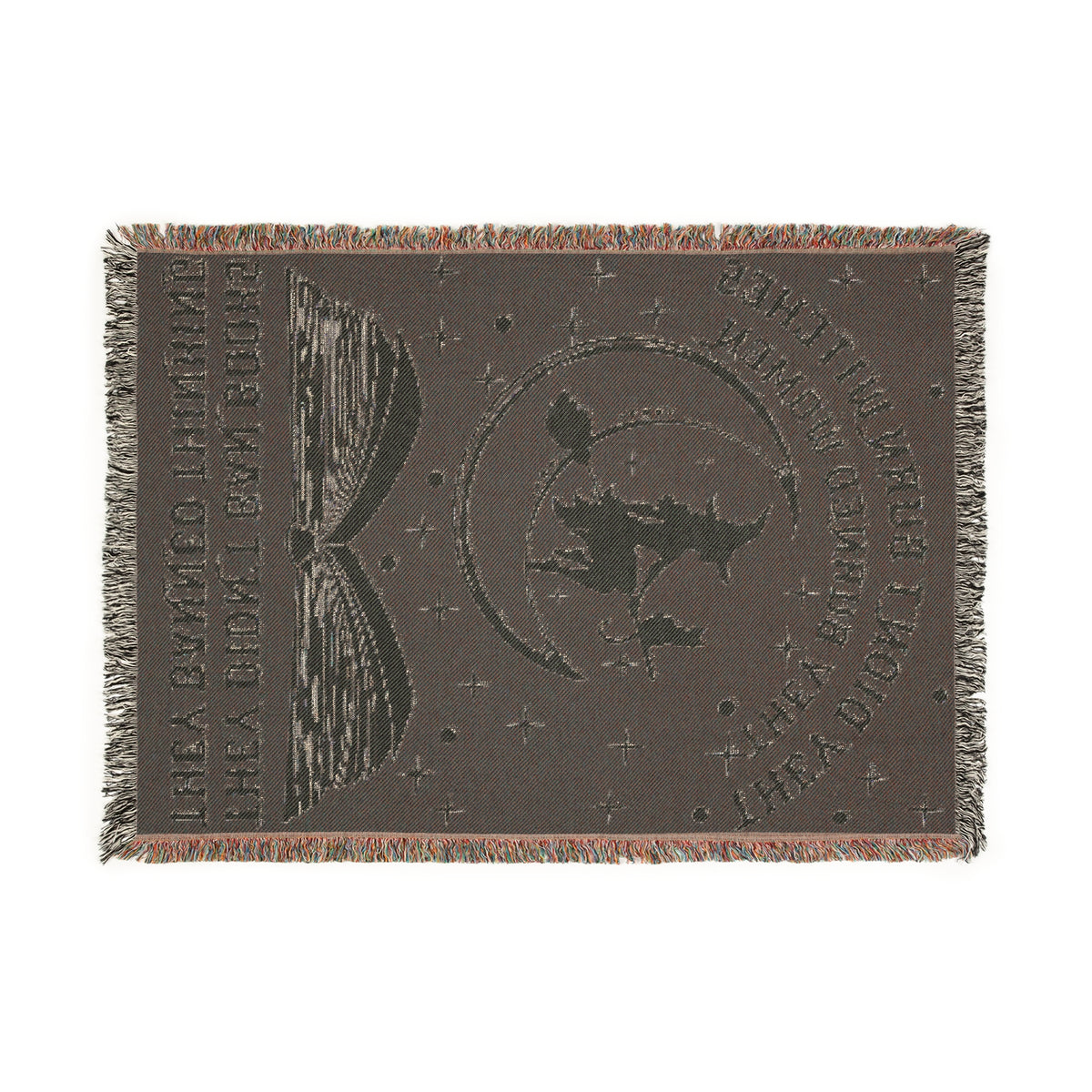 They Didn&#39;t Burn Witches Woven Blanket