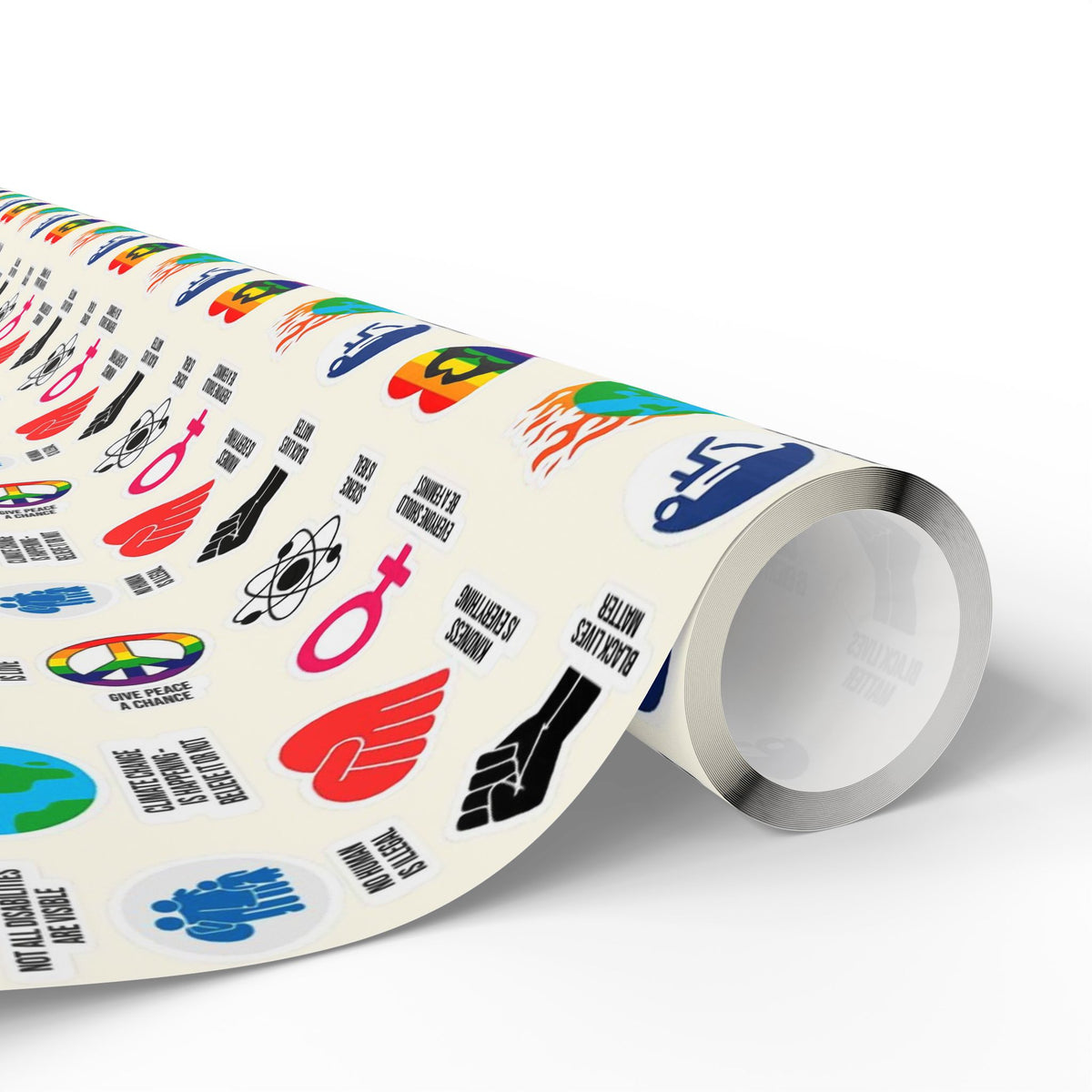 Activist Symbols Wrapping Paper