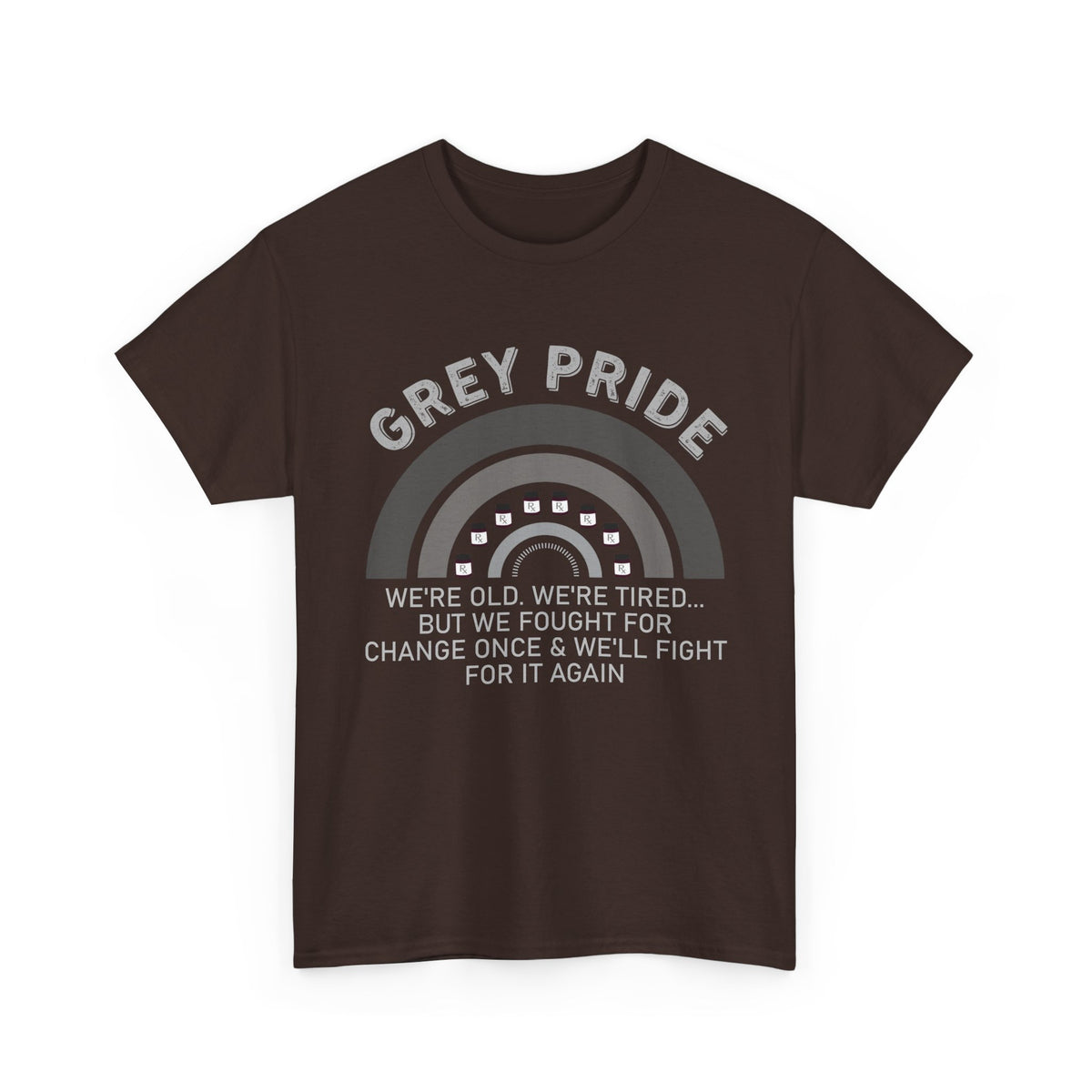 Grey Pride We Fought For Change Shirt