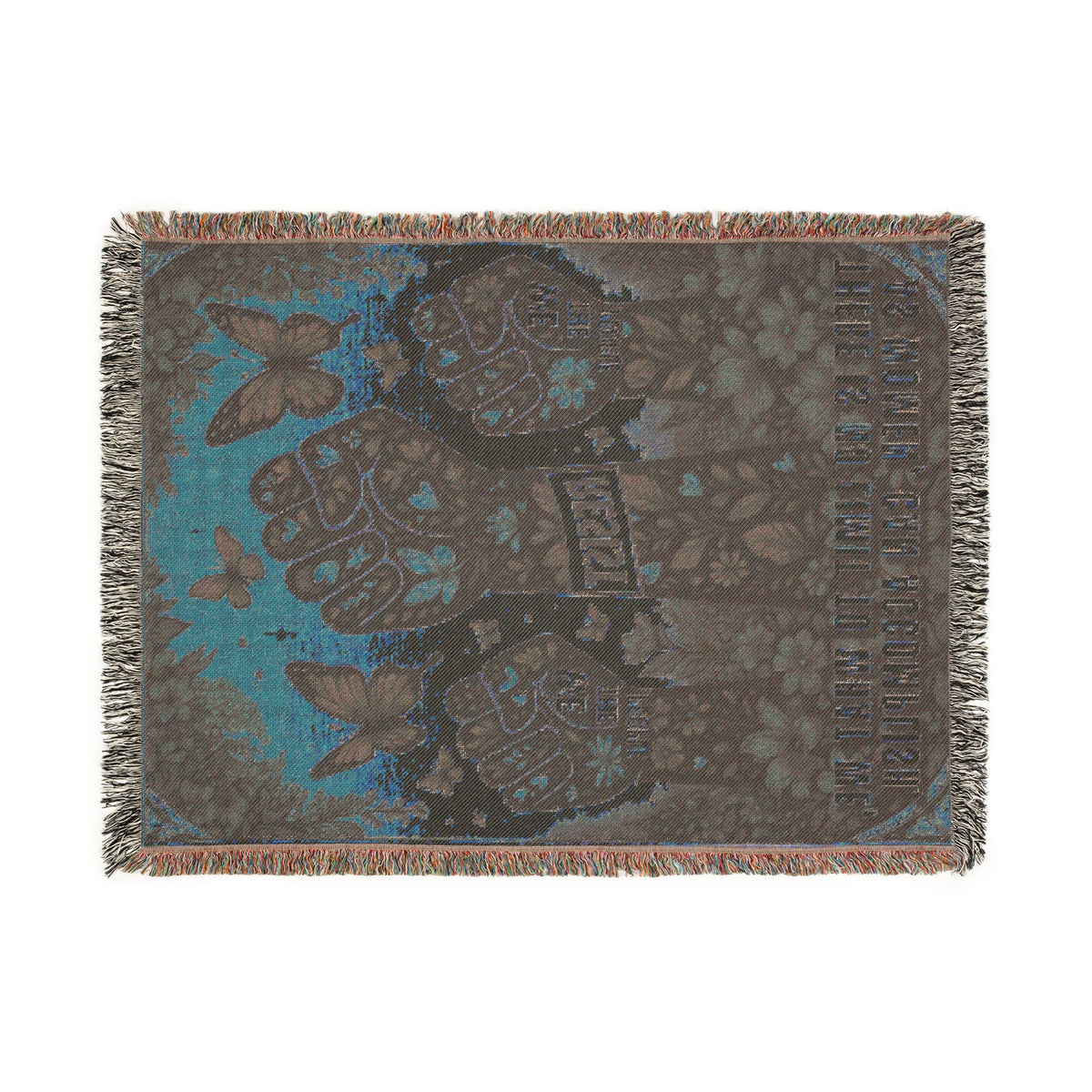 We The People Resist Woven Blanket