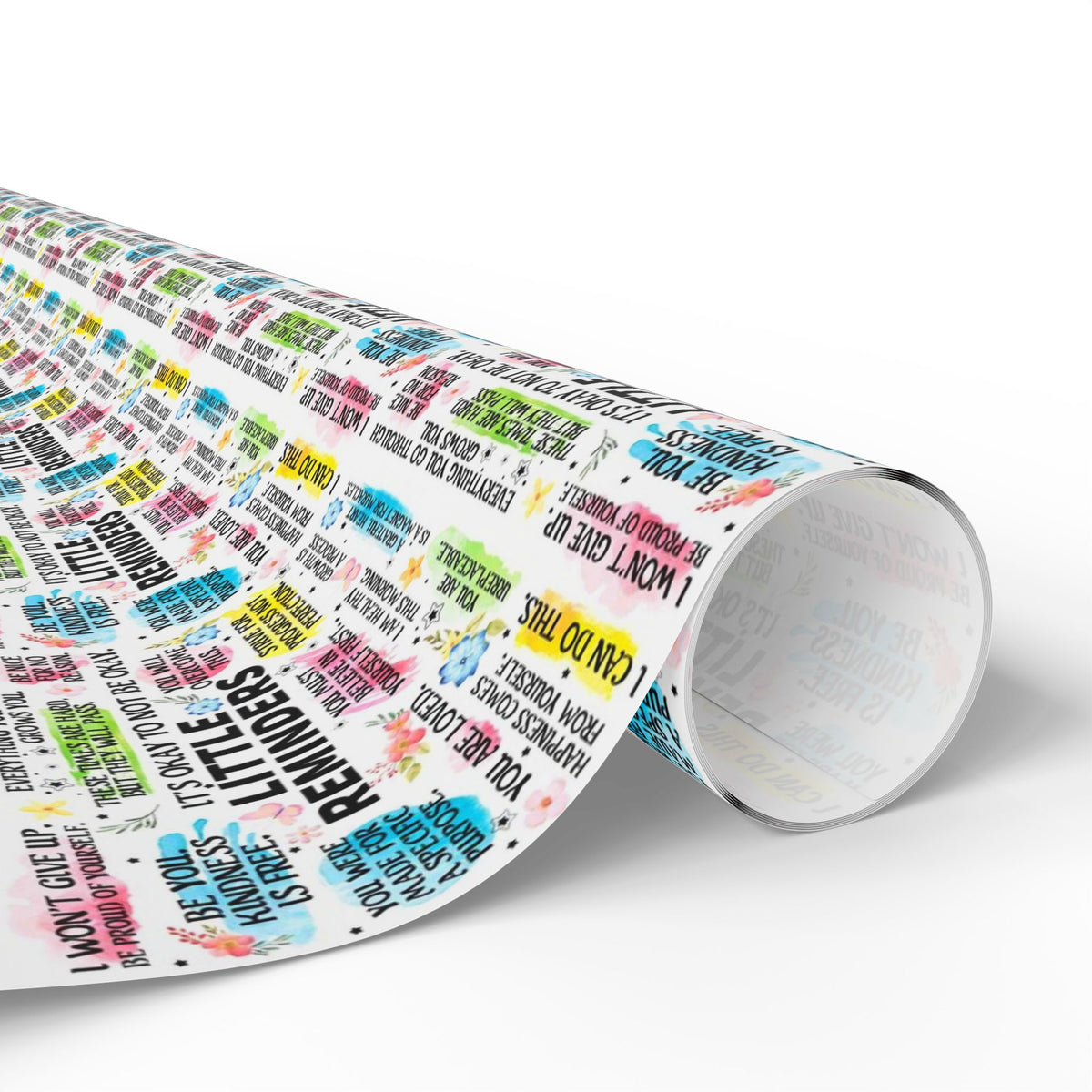 Little Reminders Motivational Wrapping Paper