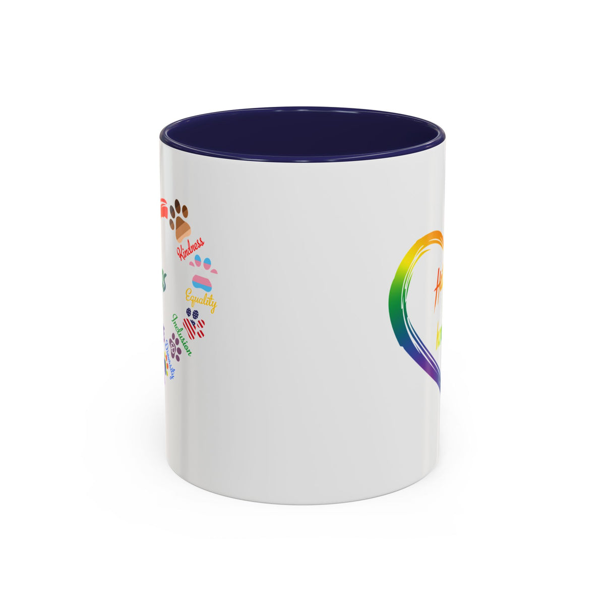 Hate Has No Home Here Accent Coffee Mug (11, 15oz)