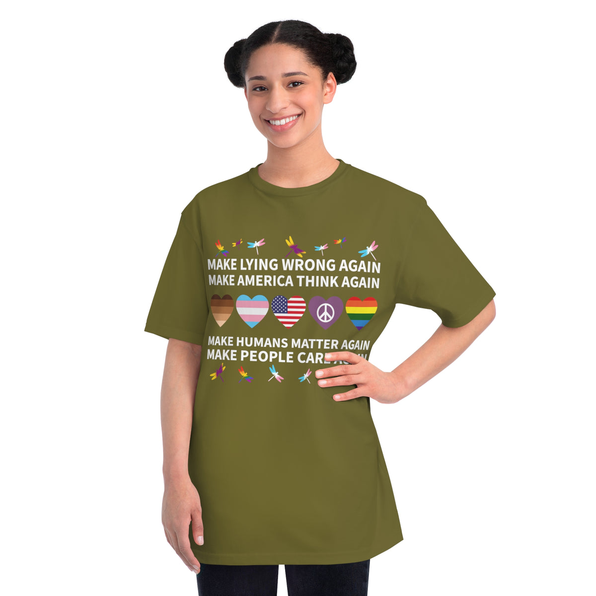 Make America Think Again Organic T-Shirt