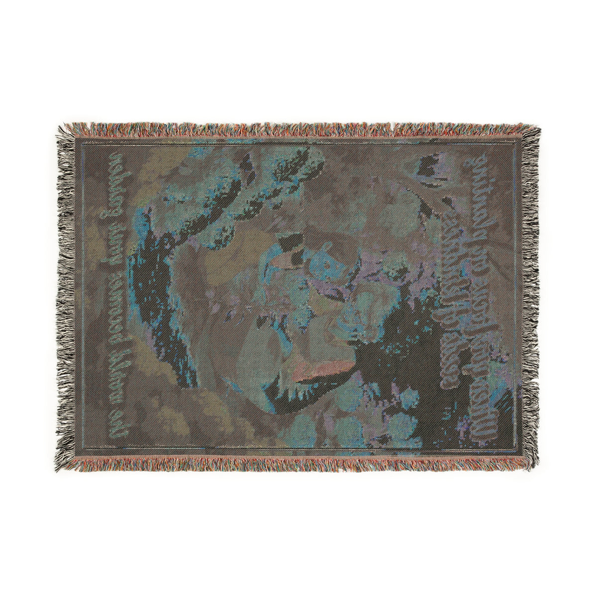 Plant Seeds Of Kindness Woven Blanket