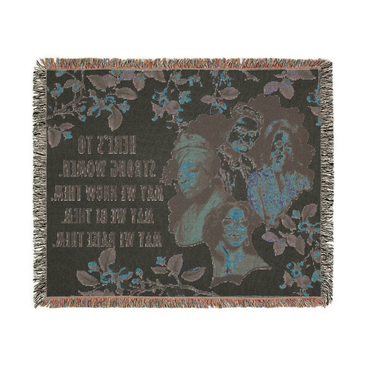 Strong Women Tribute Woven Blanket