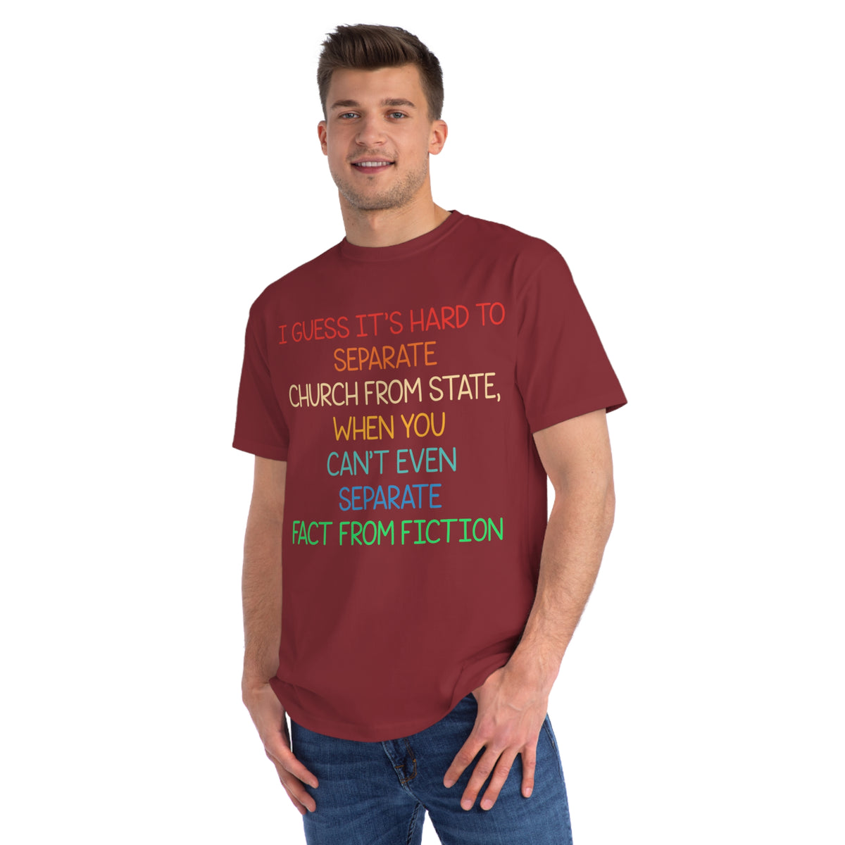 Separate Fact From Fiction Organic T-Shirt