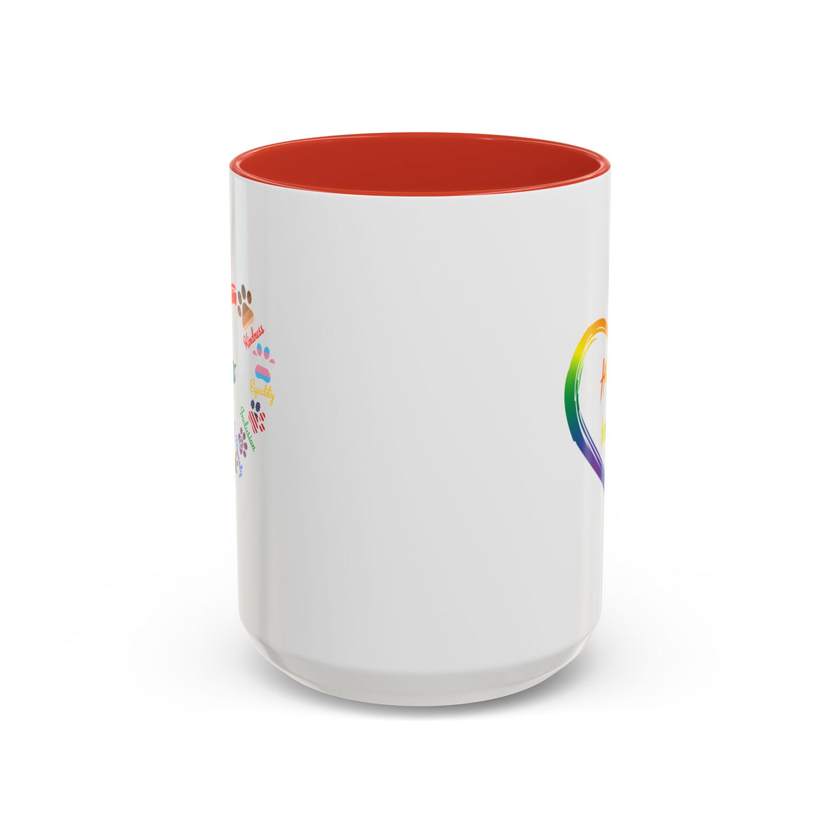 Hate Has No Home Here Accent Coffee Mug (11, 15oz)