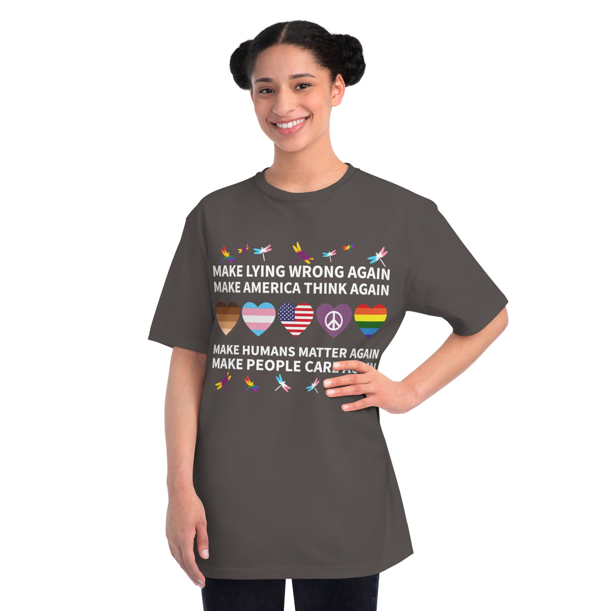 Make America Think Again Organic T-Shirt