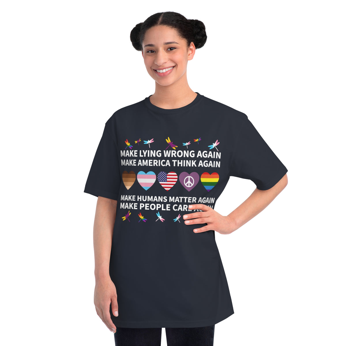 Make America Think Again Organic T-Shirt
