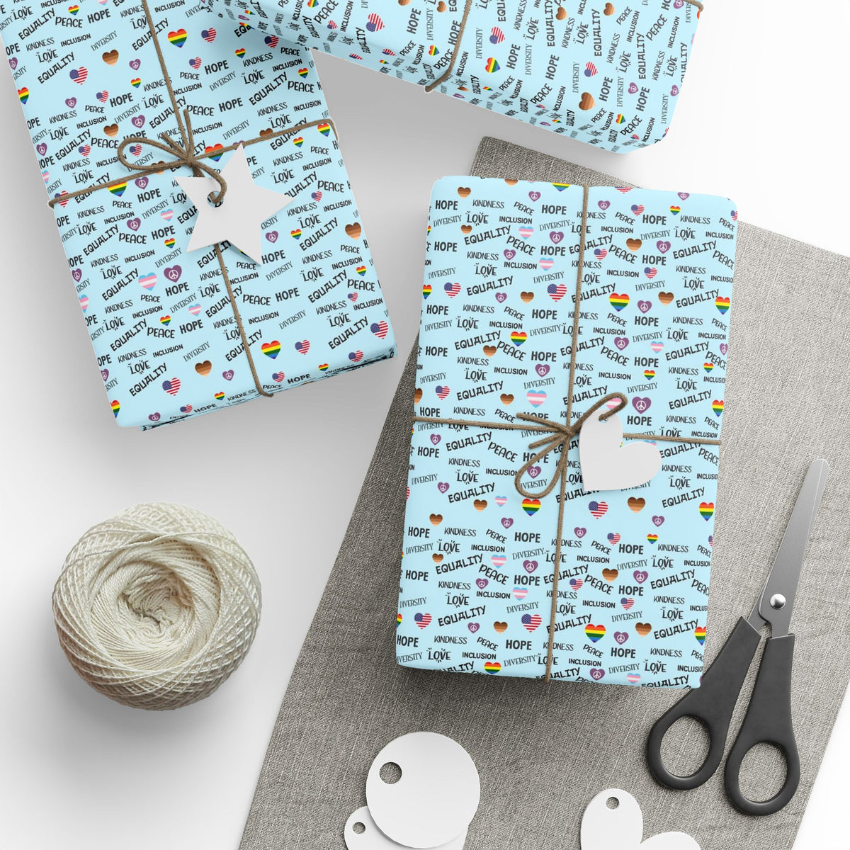Equality Hope Peace Gift Wrapping Paper Roll