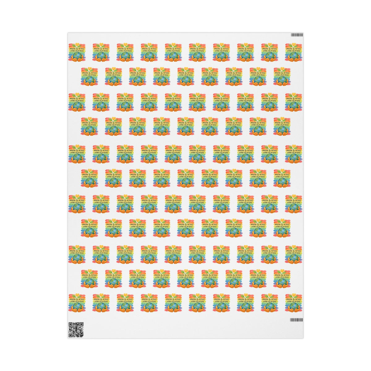 Imagine All In Peace Wrapping Paper