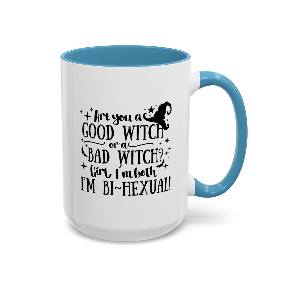 Good Witch Bad Witch Bi-Hexual Accent Coffee Mug (11, 15oz)