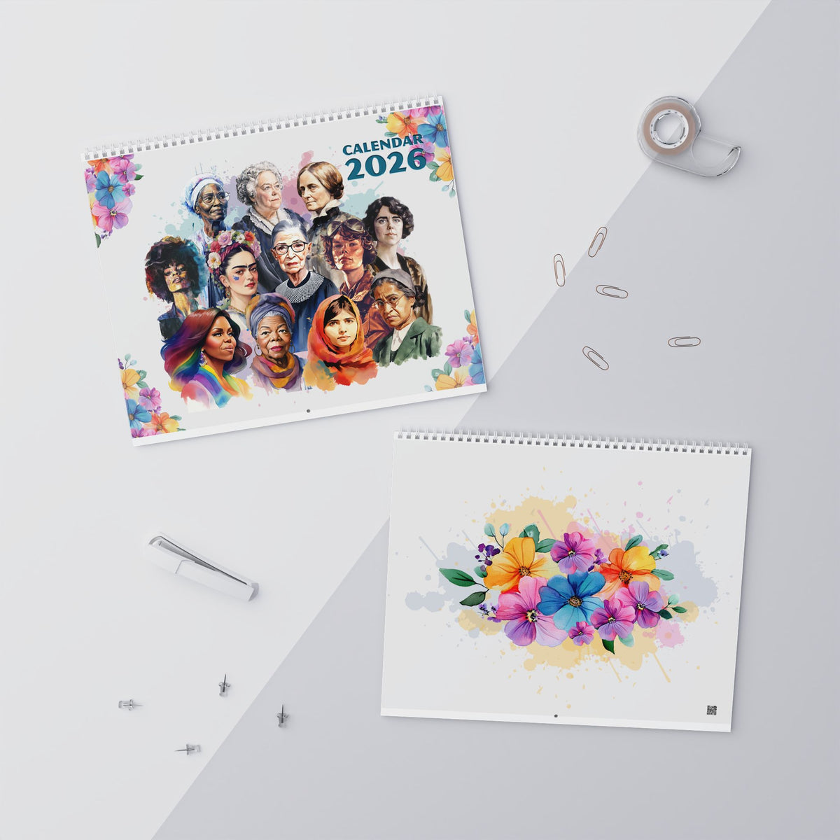 2026 Inspirational Women Wall Calendar