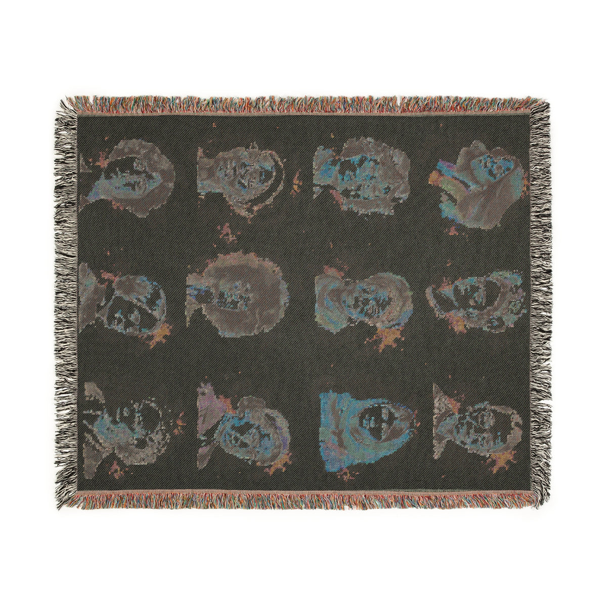 Portraits Of Courage Woven Blanket