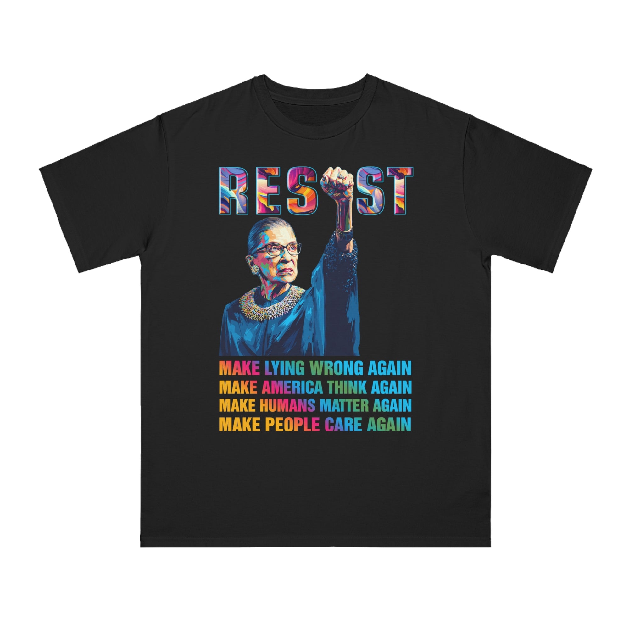 Resist Make America Think Again Organic T-Shirt