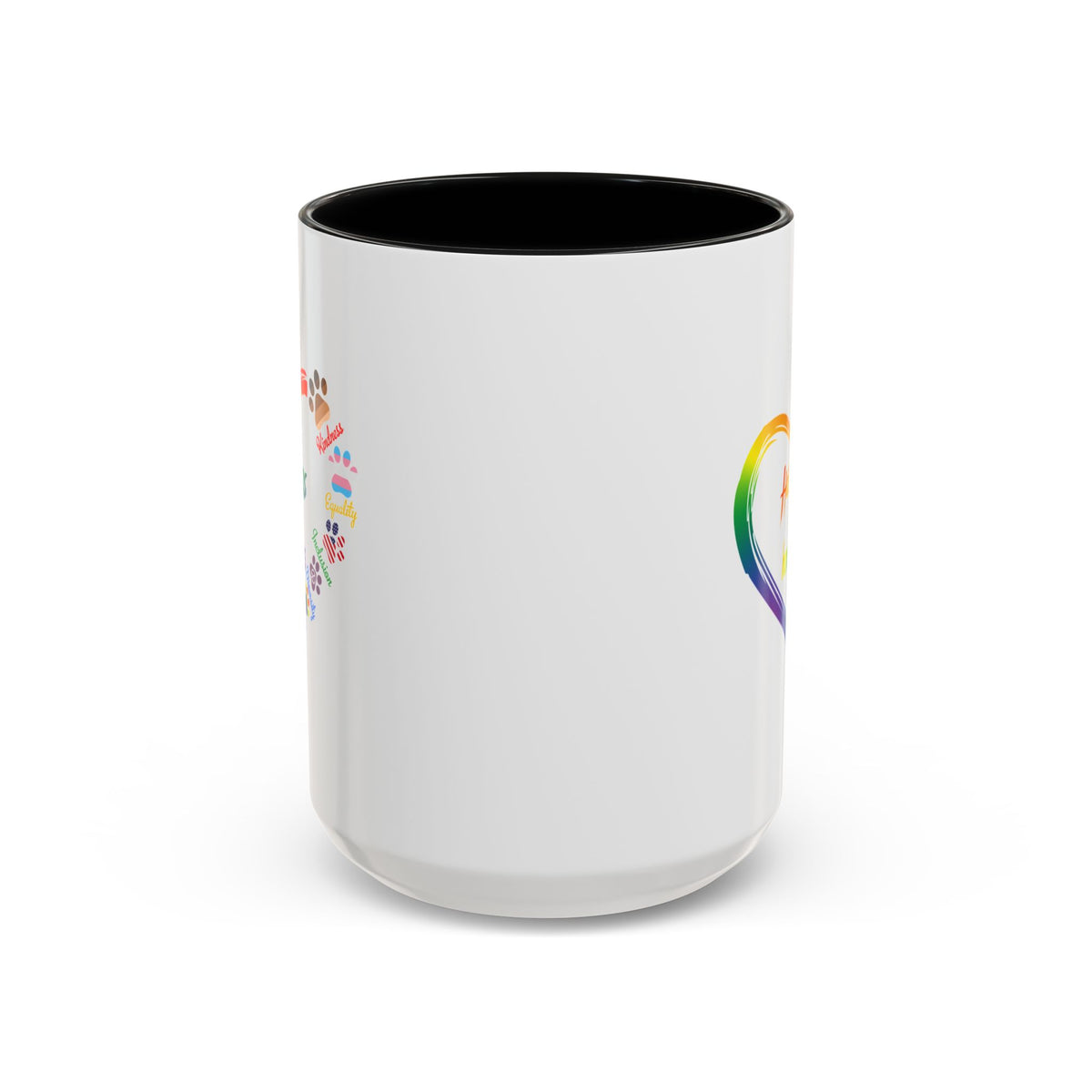 Hate Has No Home Here Accent Coffee Mug (11, 15oz)