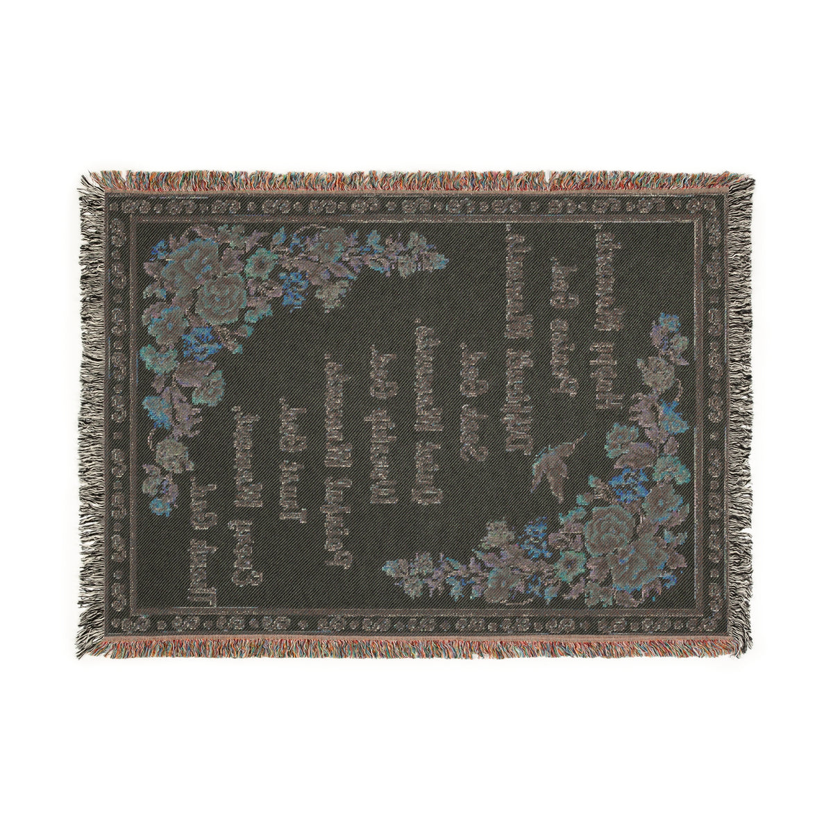 Praise God In Every Moment Woven Blanket