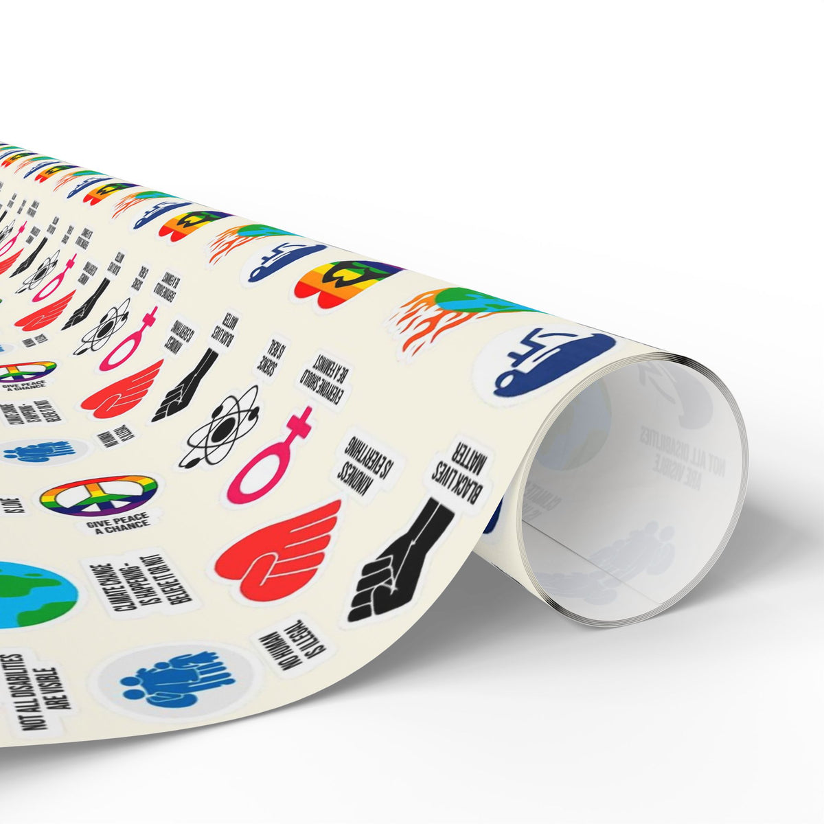 Activist Symbols Wrapping Paper