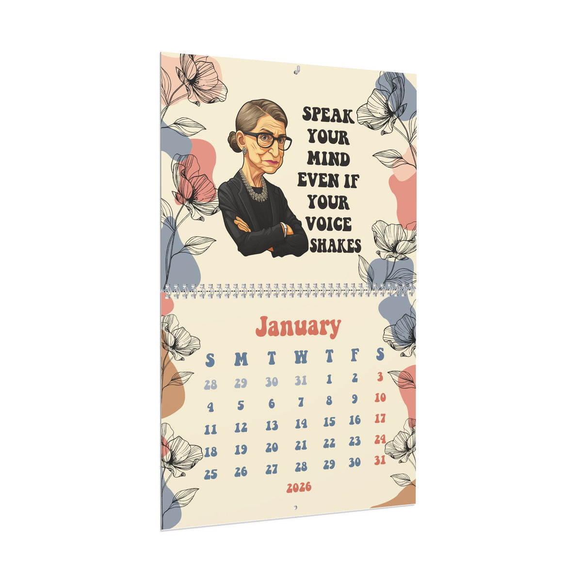 Women Who Can Change History 2026 Wall Calendar
