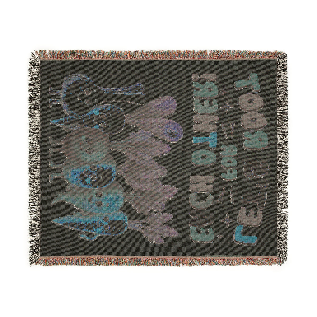 Let’s Root For Each Other Woven Blanket