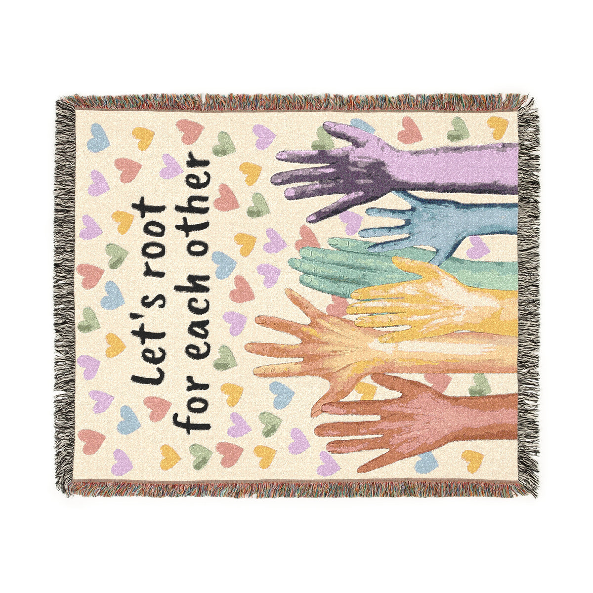 Growing Together Woven Throw Blanket