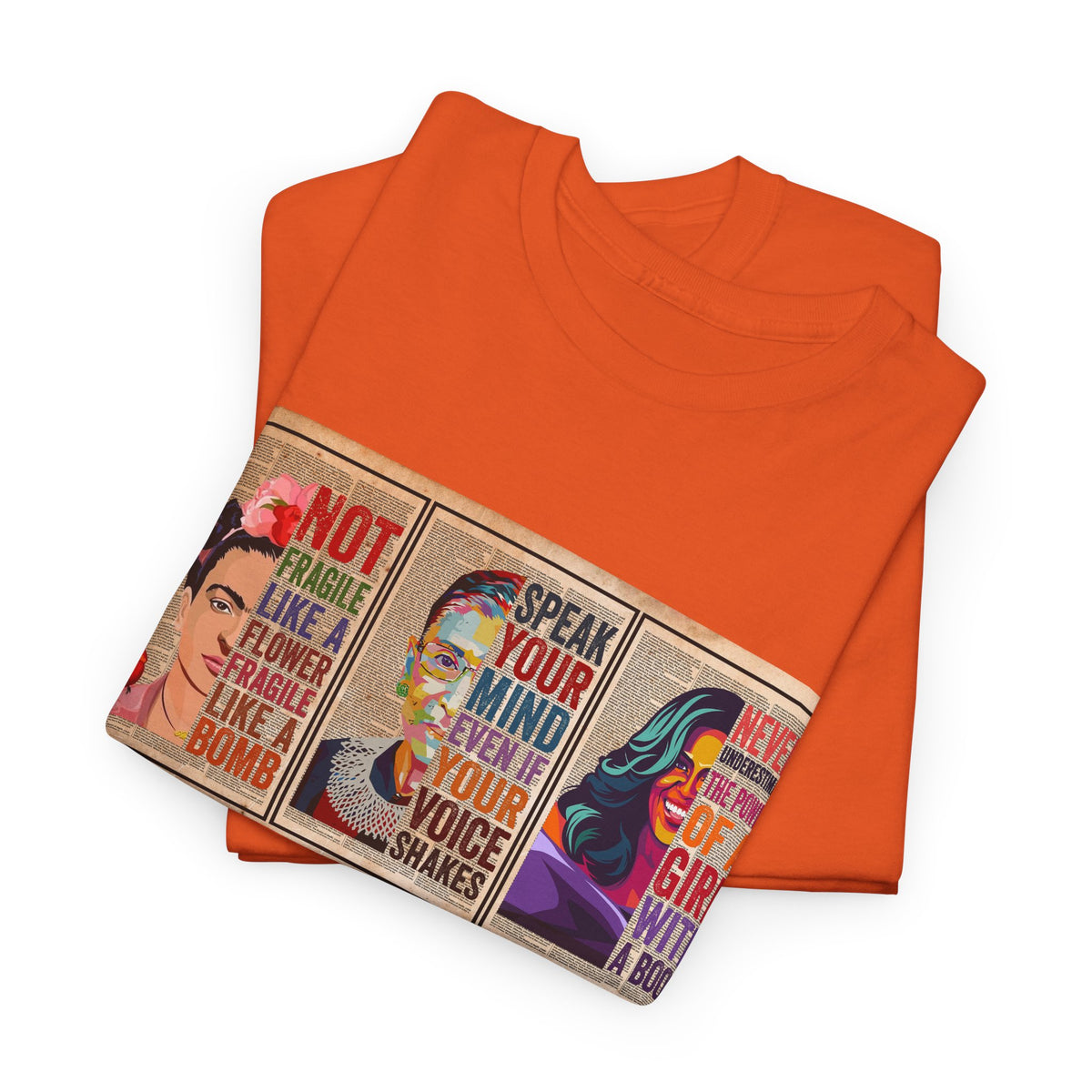 Create Frida Kahlo Dissent Ruth Bader Ginsburg Speak Michelle Obama T-Shirt