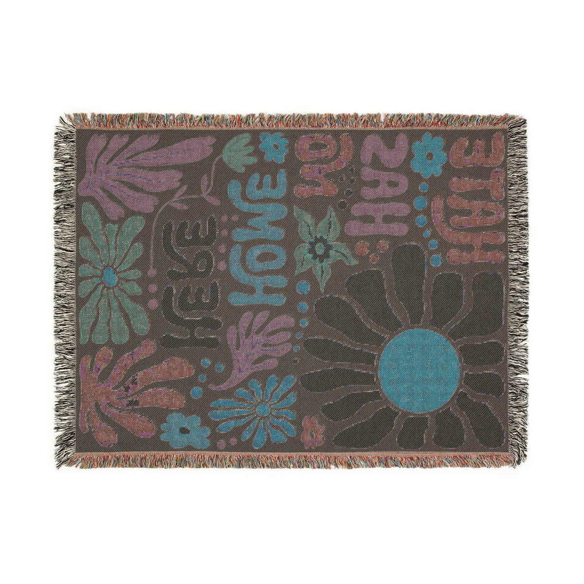 Hate Has No Home Here Woven Blanket