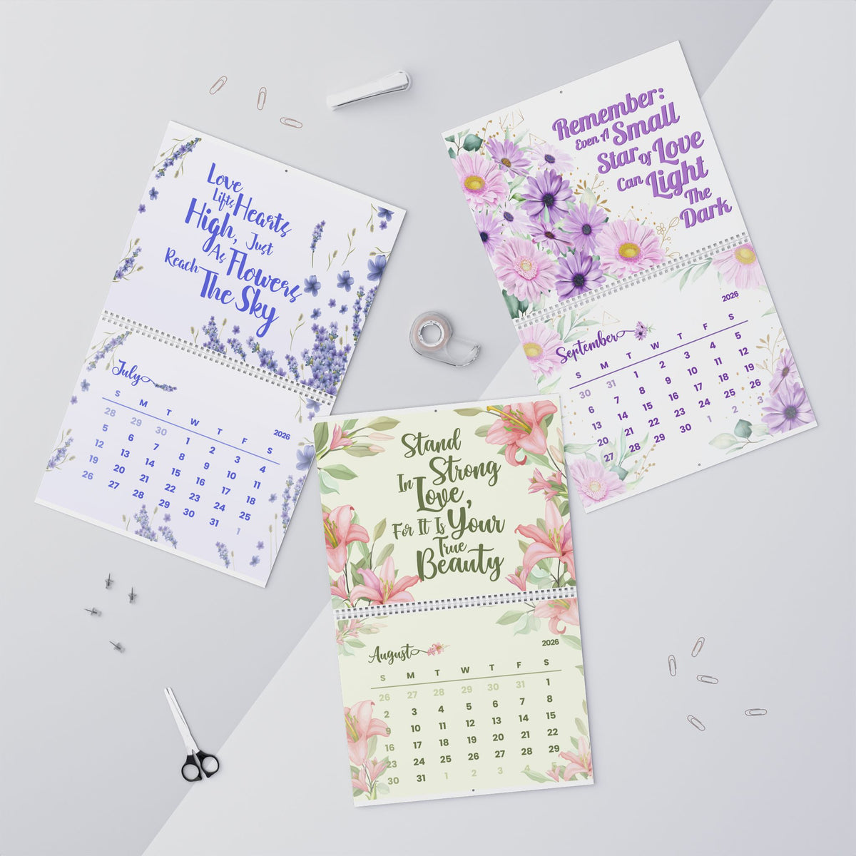 Let Every Month Bloom 2026 Wall Calendar