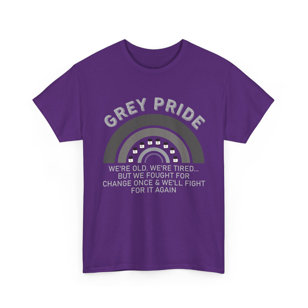Grey Pride We Fought For Change Shirt