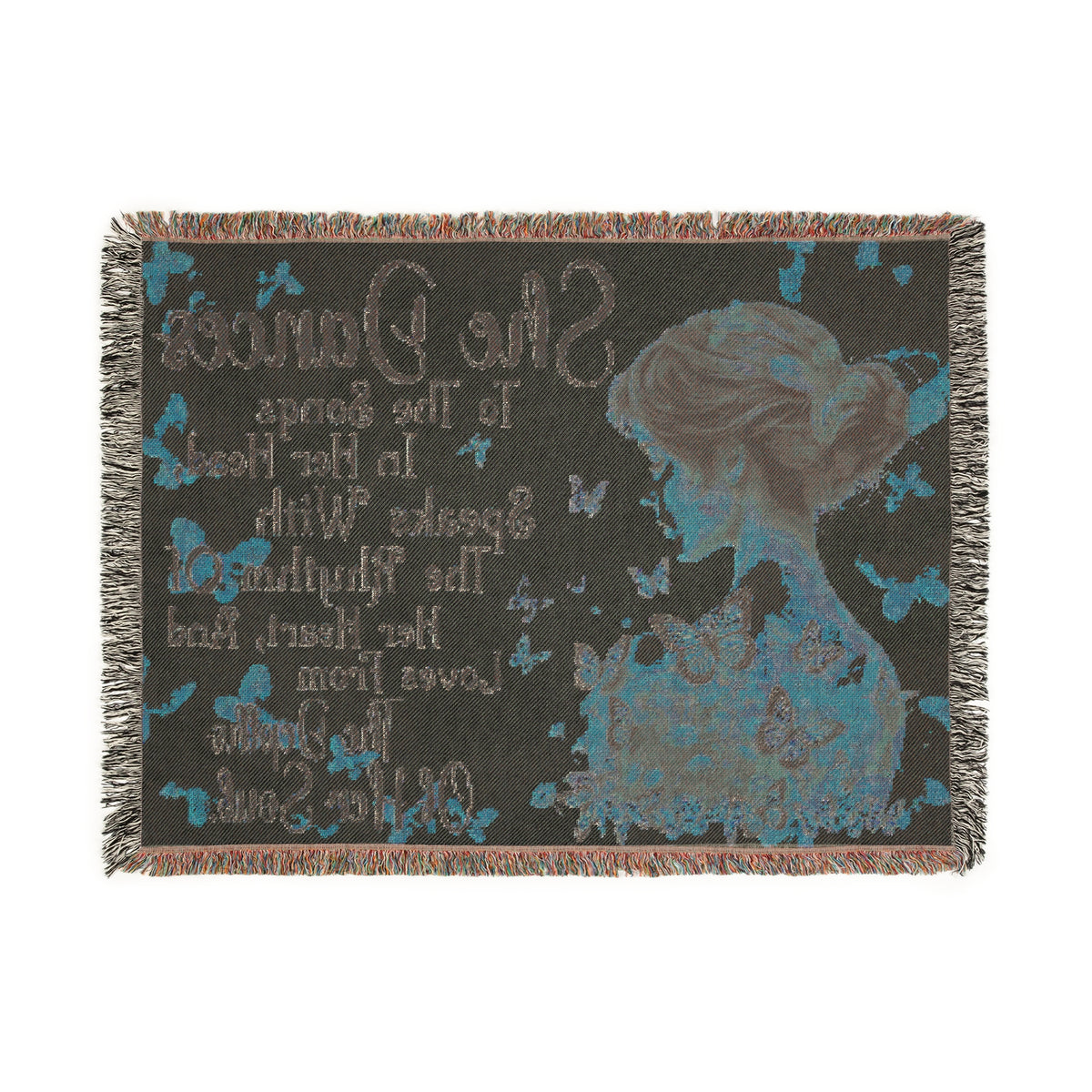 She Dances Woven Blanket