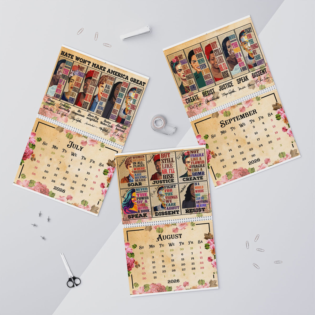 2026 Women Empowerment Wall Calendar