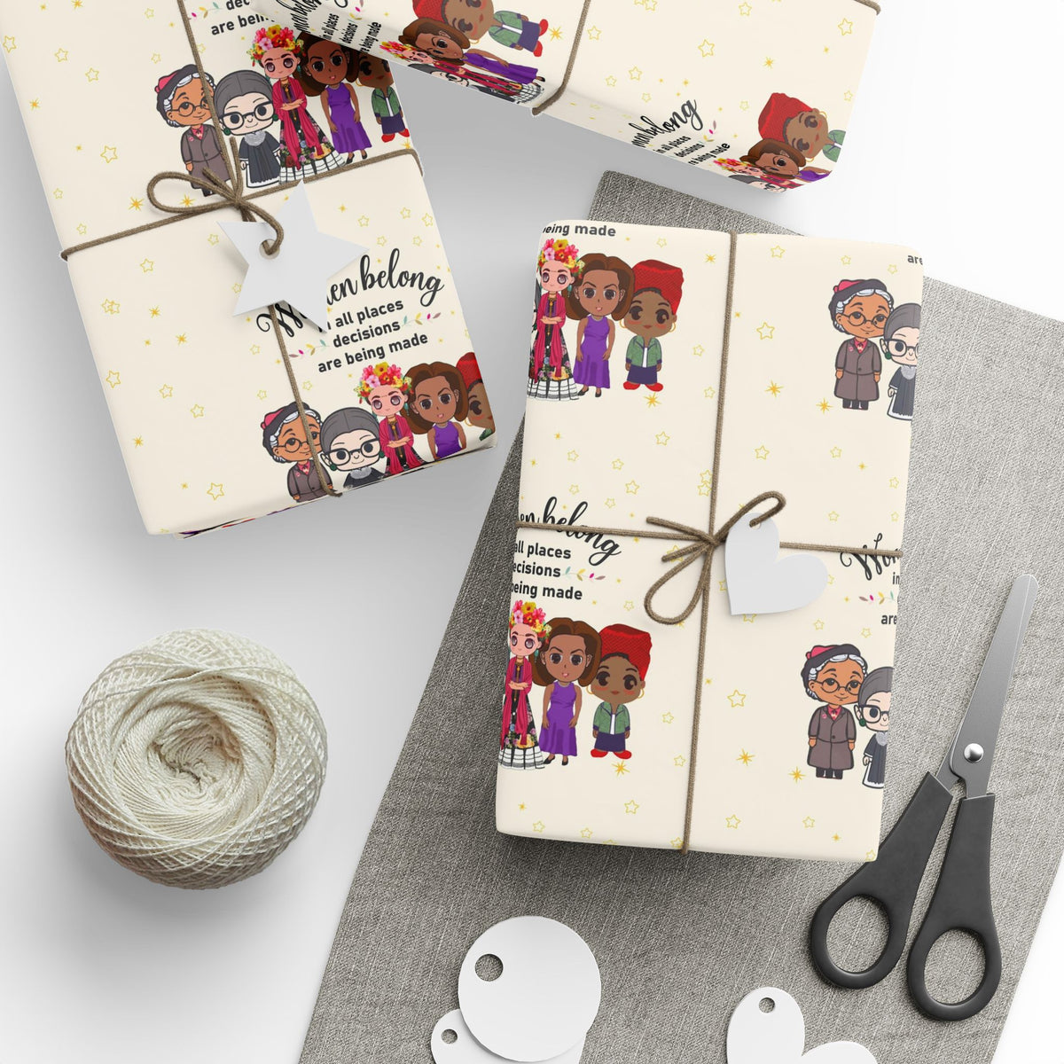 Women Belong Wrapping Paper