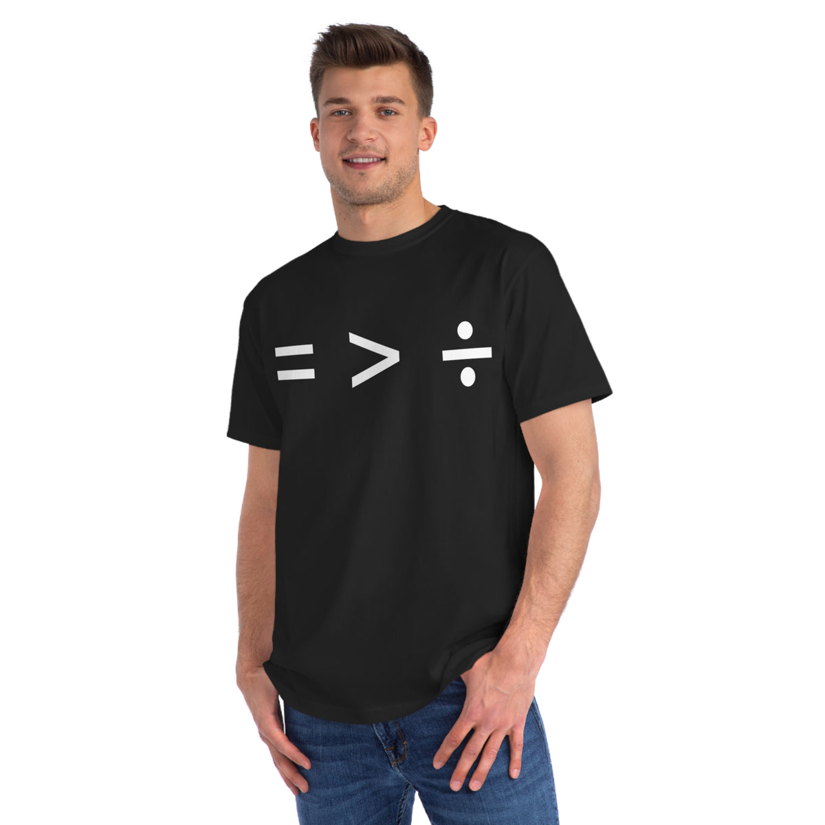Equality Is Greater Than Division Organic T-Shirt