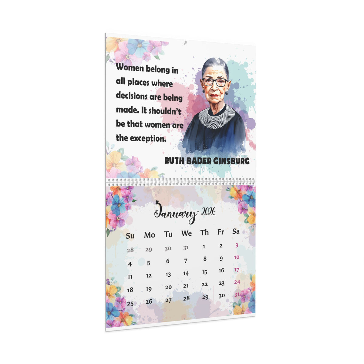 2026 Inspirational Women Wall Calendar