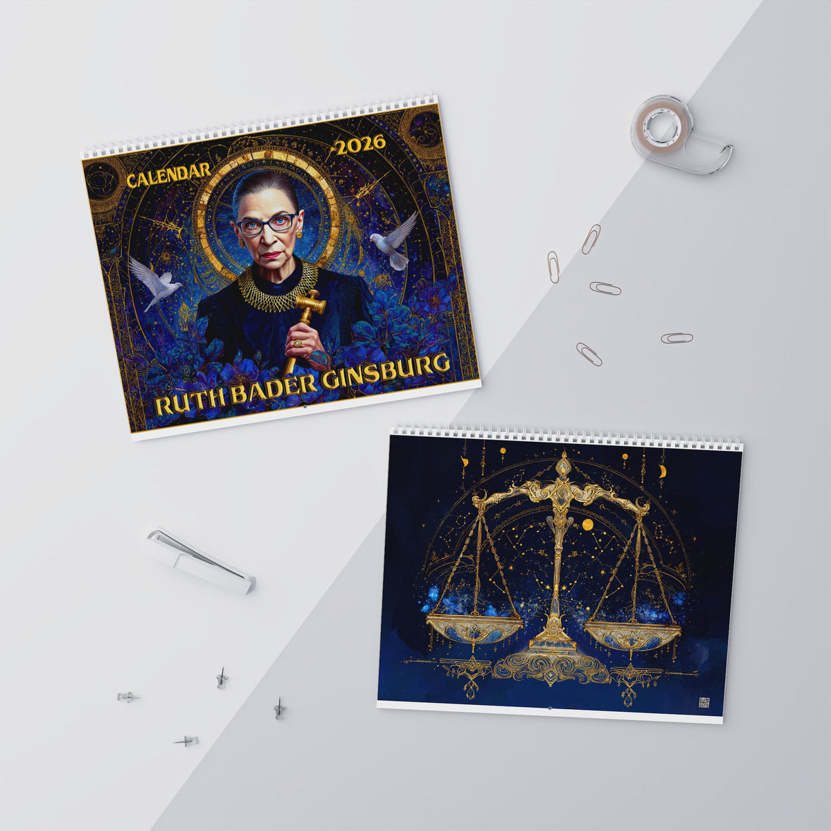 Ruth Bader Ginsburg 2026 Wall Calendar