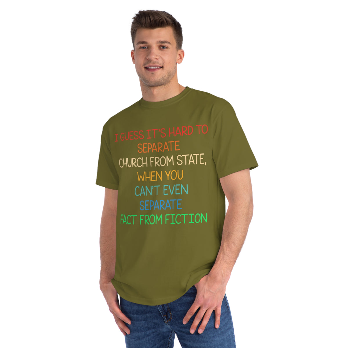 Separate Fact From Fiction Organic T-Shirt