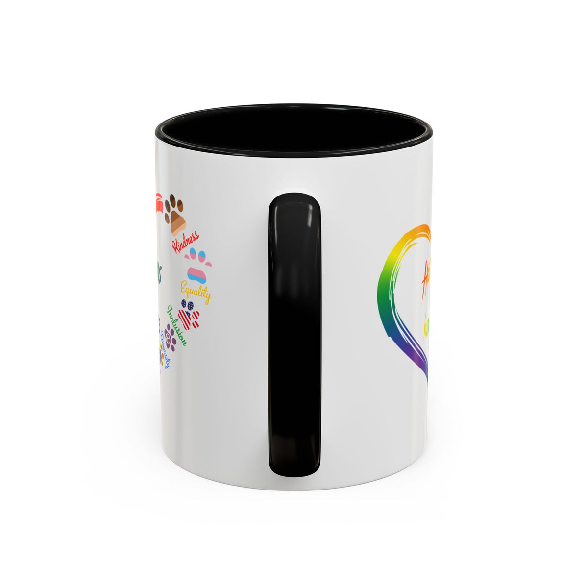 Hate Has No Home Here Accent Coffee Mug (11, 15oz)