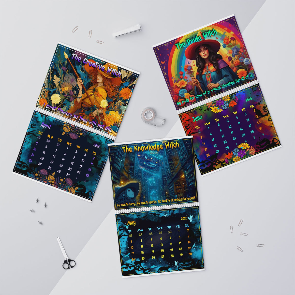 The Witch’s Year 2026 Wall Calendar