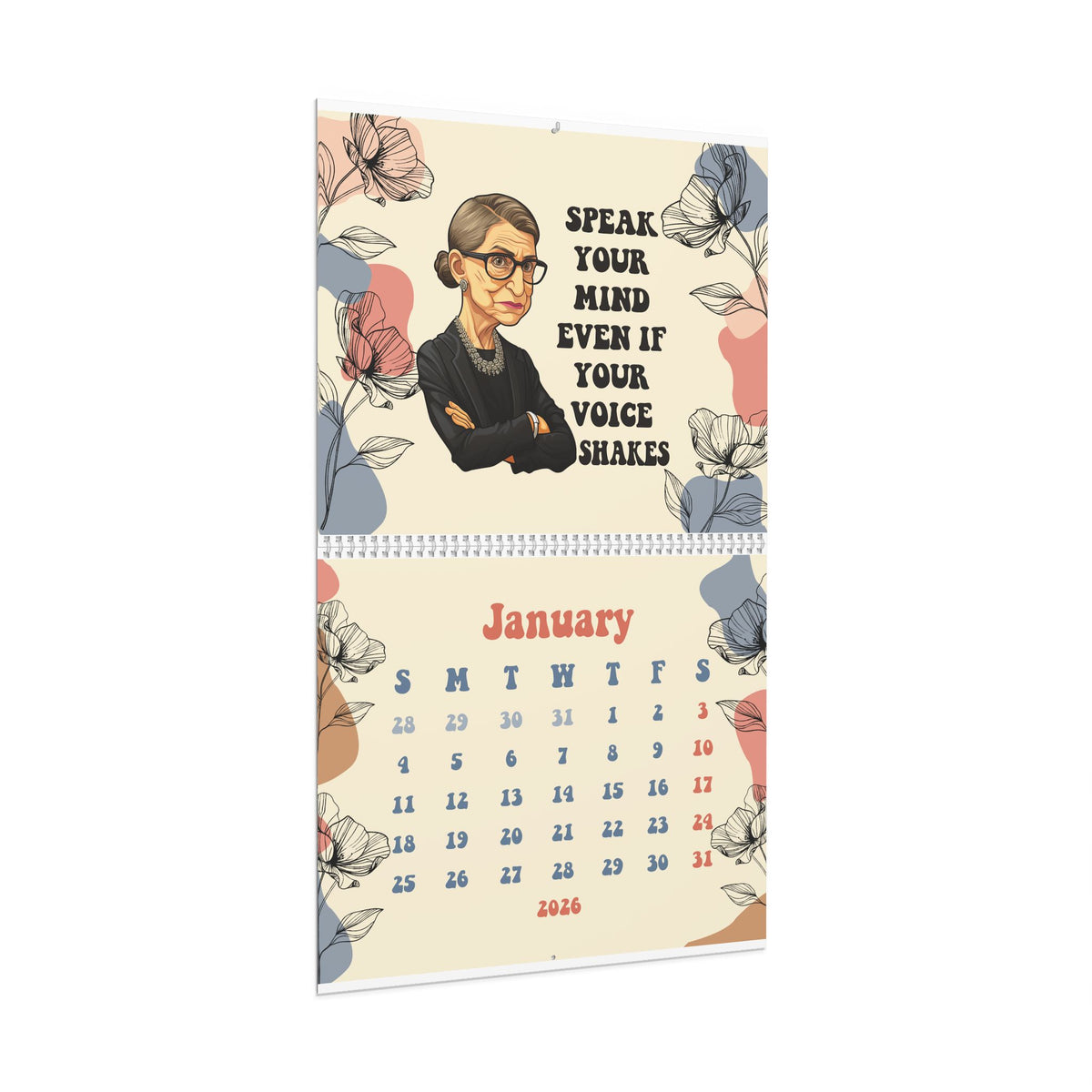 Women Who Can Change History 2026 Wall Calendar