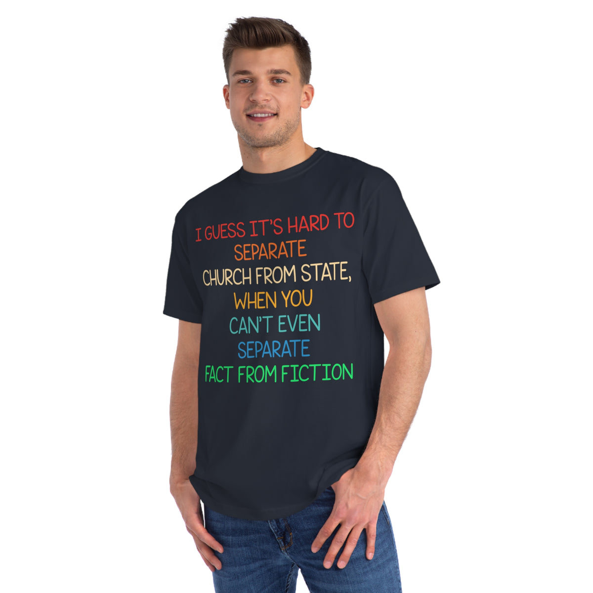 Separate Fact From Fiction Organic T-Shirt
