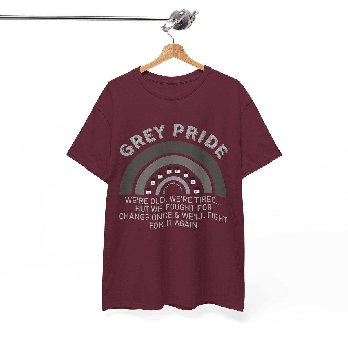 Grey Pride We Fought For Change Shirt