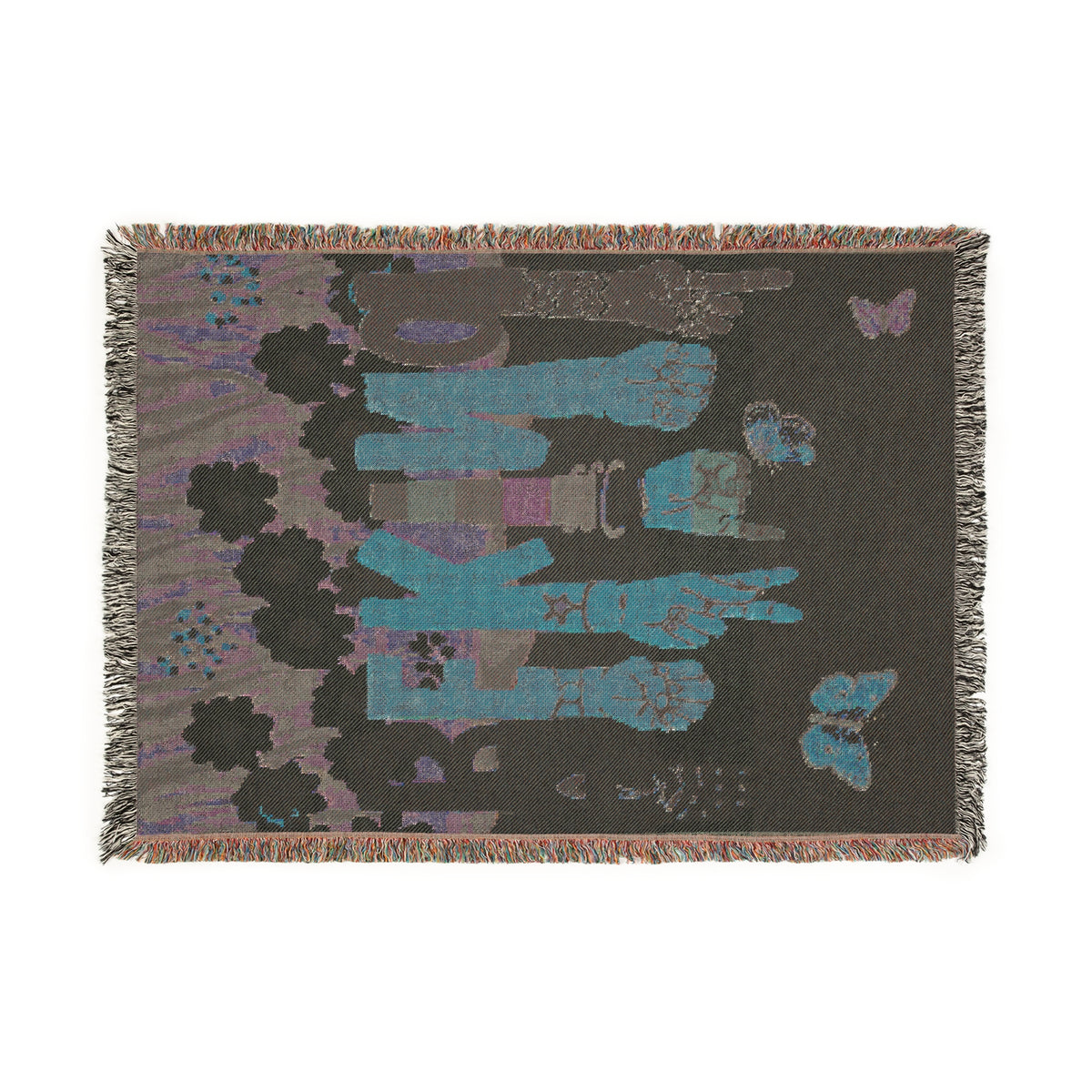 Be Kind Hands Woven Blanket
