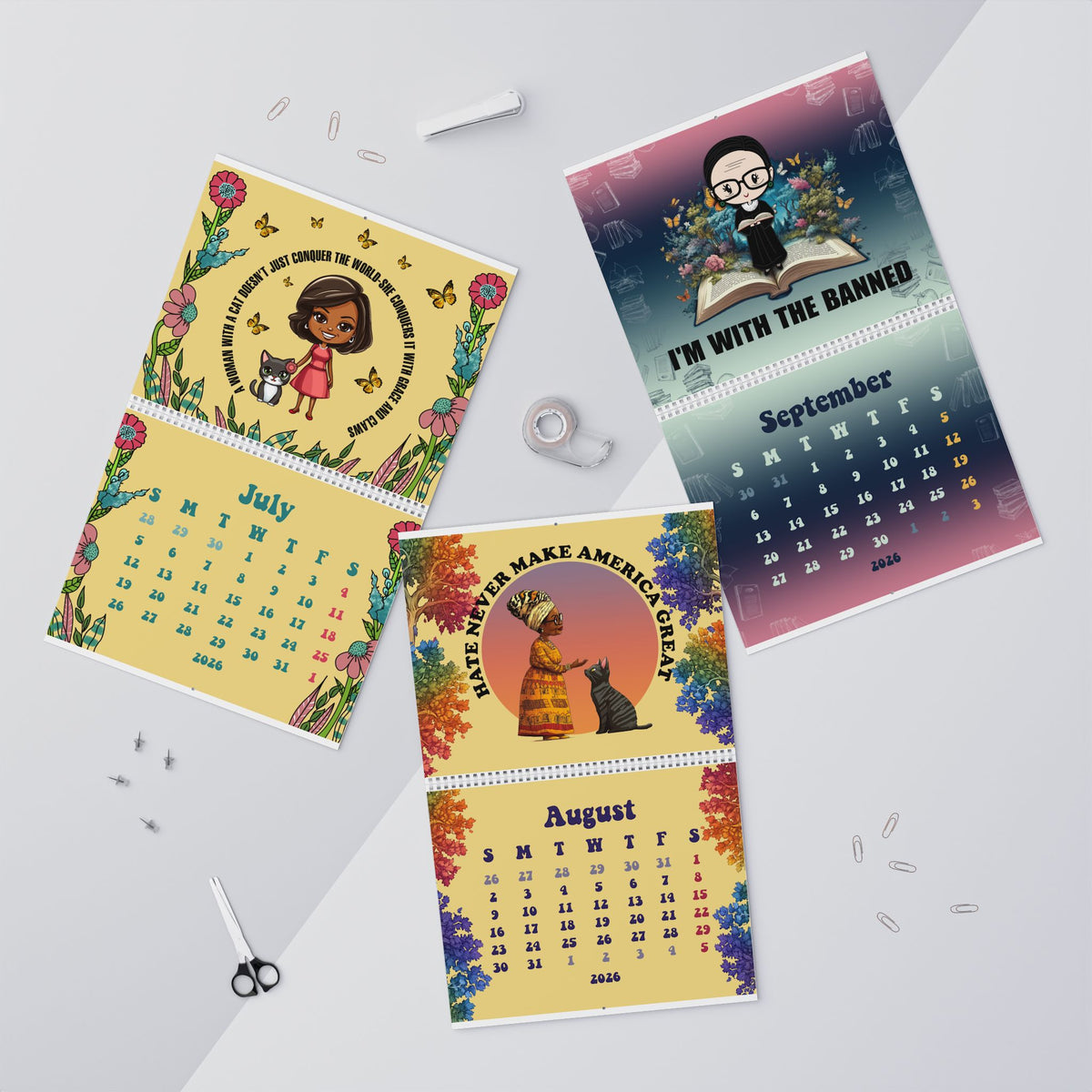 Women Who Can Change History 2026 Wall Calendar